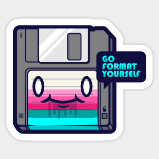 Go Format Yourself Sticker